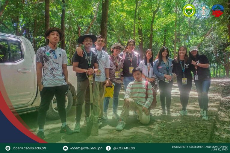 TSU and CLSU Interns conducts biodiversity assessment and monitoring systems