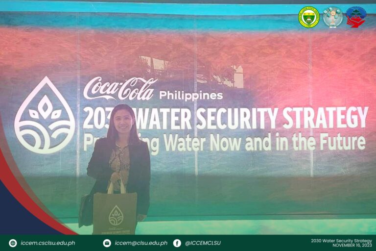 Dr. Abella participates in the 2030 Water Security Strategy